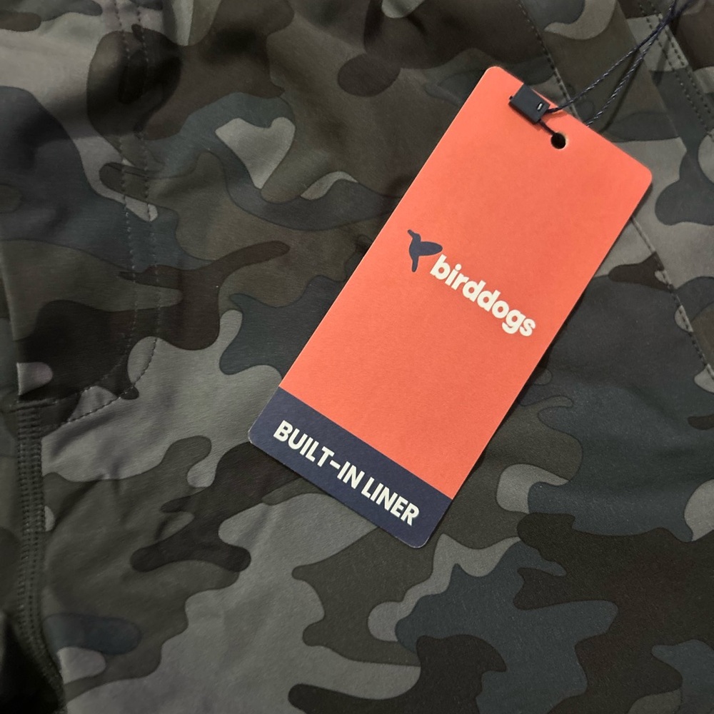 NWT Birddogs Camo Athletic Shorts size S - Picture 6 of 7